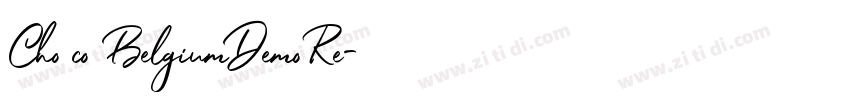 Cho co BelgiumDemoRe字体转换